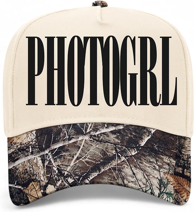 Photogrl Hat | Photo Girl | Snapback Trucker Hat for Women